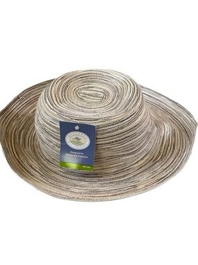 Wallaroo Sydney Sun Hat Light Brown UPF 30+ Packable Adjustable Brim Travel Boho